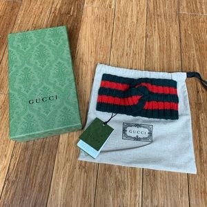 Gucci wool web headband